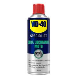WD-40 Specialist Cera Lucidante Moto Spray 400 ml Cera Carnauba per una Finitura Perfetta ed Ultra Brillante