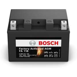 Batteria Bosch FA118 YT12A-BS 12V 10Ah 145A Sigillata AGM 150 x 88 x 105mm
