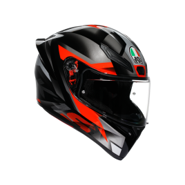 Casco Moto Integrale AGV K1 S AGV E2206 FASTLAP BLACK/GREY/RED Lucido