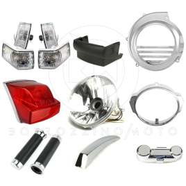 Kit Restauro Ricambi Accessori Cromati Piaggio Vespa PX 125 150 200