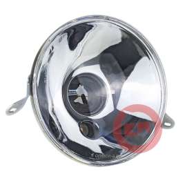 FANALE ANTERIORE FARO LISCIO VESPA PX 125-150-200 / ARCOBALENO 1977-1997