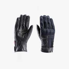 Guanti Moto Blauer COMBO Denim in pelle nero
