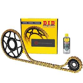 100049 KIT TRASMISSIONE DID CATENA CORONA PIGNONE BMW F R 800 2009/2014