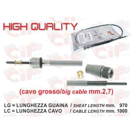 TRASMISSIONE CONTACHILOMETRI CAVO mm.2,7 VESPA 125 150 1963-1966 RUOTA 8