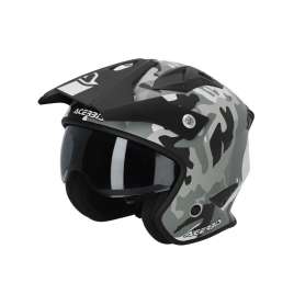 Casco Acerbis Jet Aria 2206 Camo/Brown Camouflage Militare Opaco