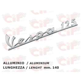TARGHETTA VESPA 125 TRAFORATA PER SCUDO ANTERIORE VESPA 125 PRIMAVERA
