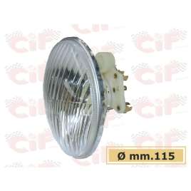 Gruppo Ottico Faro Anteriore Ø Mm.115 Vespa 50ss - 90ss - 125