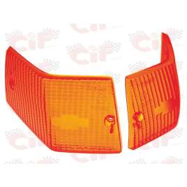 Coppia Plastiche Gemme Arancio Per Frecce Posterior Vespa PX