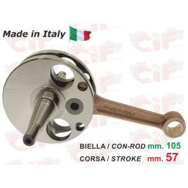 ALBERO MOTORE MOD.ORIG. CORSA mm.57--LUNGHEZZA BIELLA mm.105