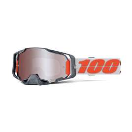 MASCHERA 100% ARMEGA SILVER - LENTE A SPECCHIO HIPER ARGENTO