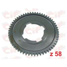 INGRANAGGIO DI 1^ VELOCITA' ( Z 58) VESPA 50 SPECIAL 125 PRIMAVERA ET3 PK
