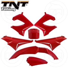 KIT CARENE 7 PEZZI VERSIONE ORIGINALE ROSSO DERBI SENDA 50 R DRD/Racer 2002-2003 / R X-TREME 04-12 / SM 2000-05 / SM X RACE 06-10 / SM X TREME 02-09