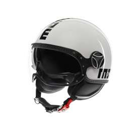 Casco MOMO DESIGN FGTR EVO E2206 Jet Mono Bianco WHITE QUARZ/BLACK 006