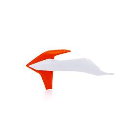 ACERBIS SPOILER RADIATORE BIANCO2/ARANCIO KTM EXC 150 TPI 2020 2021 2022 2023 0023500.485