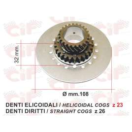 INGRANAGGIO FRIZIONE VESPA PX PE 200 RALLY 200 RIF. PIAGGIO 1308235