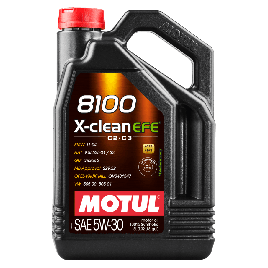 MOTUL 8100 X-Clean EFE 5W-30 100% Sintetico 5L Olio motore Auto ACEA C2/C3 API SP