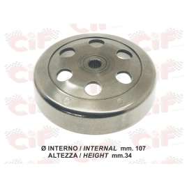 CAMPANA FRIZIONE Ø mm. 107 MOTORI MINARELLI 50 cc.