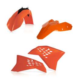 ACERBIS KIT PLASTICHE ARANCIO KTM EXC 125 2008 2009 2010 2011 0011632.010
