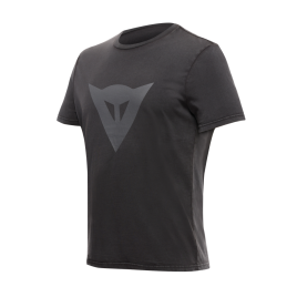Maglia T-SHIRT Uomo Dainese DYED LOGO SPEED DEMON Nero Pirate Black 100% Cotone