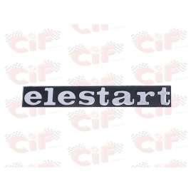 TARGHETTA ELESTART PER PIAGGIO APE 50