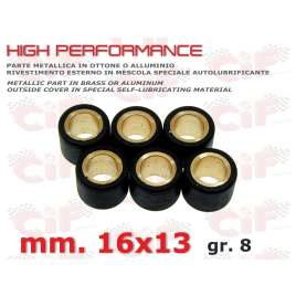 KIT RULLI GR.8 (16x13) PULEGGIA MOTRICE PER SCOOTER