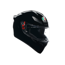 Casco Moto Integrale AGV K1 S AGV E2206 BLACK Nero Lucido Mono