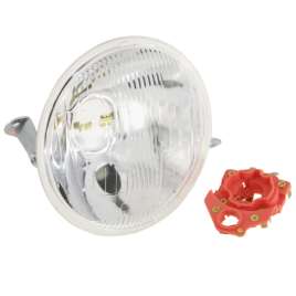 FARO FANALE ANTERIORE IN VETRO PER VESPA PX 125 150 200 / ARCOBALENO
