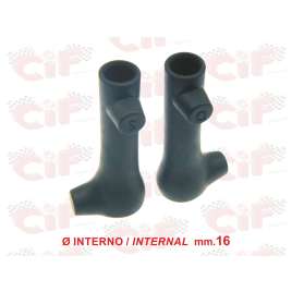 COPPIA PIEDINI CAVALLETTO FORO Ø mm.16 VESPA 125 VM1 VESPA 150 VL1 VB1 GS 150 VBA VNA