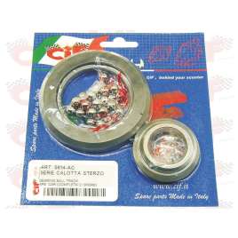SERIE CALOTTA STERZO KIT INFERIORE SUPERIORE PIAGGIO APE CAR RIF. 153507 154536