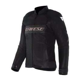 DAINESE HEROSPHERE Air Giacca moto estiva Donna Tessuto TEX JACKET Nero Black Peach