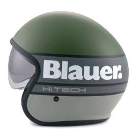 Casco Moto Blauer PILOT 4.0 HT Verde-Grigio Opaco Matt Omologato ECE 22.06