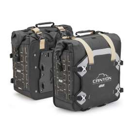 GIVI GRT709B CANYON RANGE COPPIA BORSE VALIGIE LATERALI GRAVEL-T MOTO 35+35LTR