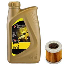 KIT TAGLIANDO ENI CON FILTRO OLIO PIAGGIO LIBERTY 125 98-00 VESPA ET4 125 96-98