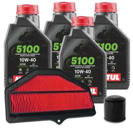 TAGLIANDO 4LT OLIO MOTUL 5100 FILTRO ARIA/OLIO per SUZUKI GSX-R 600/750 04-05