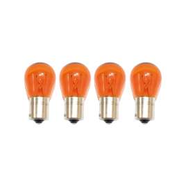 4 LAMPADINE LUCI PER FRECCE ARANCIONI 12-21 12V 21W PIAGGIO VESPA PX 125 150 200