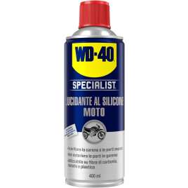 Lucidante al Silicone WD-40 Specialist Moto Utilizzabile su Fibra di Carbonio, Metallo e Plastica Spray 400 ml