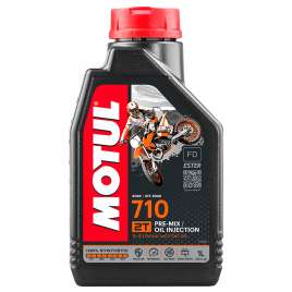 1LT OLIO MOTORE MOTO MOTUL 710 2T 100% SINTETICO FD ESTER MISCELA 2 TEMPI