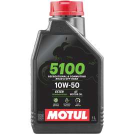 1LT OLIO MOTUL 5100 10W50 MA2 SEMISINTETICO MOTO 4T