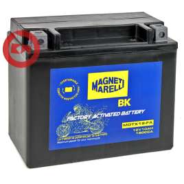 Batteria MAGNETI MARELLI YTX12-BS 12V 10AH 180CCA Sigillata Pronta all’uso