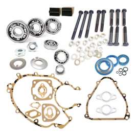 KIT REVISIONE MOTORE VESPA 50 SPECIAL PK S L R N GUARNIZIONI PARAOLI CUSCINETTI CONO 19