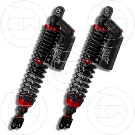 COPPIA AMMORTIZZATORI POSTERIORI YSS GAS TOPLINE G-SPORT BLACK HONDA ADV 350 2022