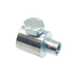 MORSETTO SERRAFILO VITE LATERALE Ø INT. 4mm Ø EST. 10mm PER VESPA / CIAO / SI 