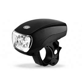 FANALE FANALINO ANTERIORE FARO LUCE 5 MINI LED BIANCA UNIVERSALE BICICLETTA/MTB