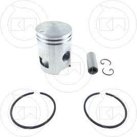 PISTONE COMPLETO 3 TRAVASI ø 38,4 PER PIAGGIO VESPA 50