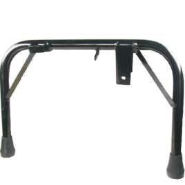 CAVALLETTO CENTRALE RINFORZATO PIAGGIO VESPA PX 125-150-200 NERO