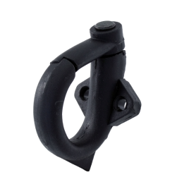 Gancio portaborsa nero Vespa PX 125 150 200 T5 (Plastica)
