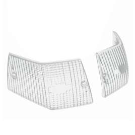 COPPIA PLASTICHE GEMME FRECCE POSTERIORI SIEM TRASPARENTE VESPA PX 125-150-200