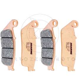 KIT 4 PASTIGLIE FRENO ANTERIORE BRAKING 716CM55 SINTER KAWASAKI Z 750/HONDA CB F HORNET CBF 600/KAWASAKI Z 800