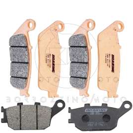 PASTIGLIE FRENO BRAKING ANTERIORI+POSTERIORI KAWASAKI Z 750 ABS 750/HONDA CB F HORNET 600/KAWASAKI Z 650 ABS 650