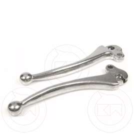 COPPIA LEVE FRENO E FRIZIONE ARGENTO PIAGGIO VESPA 50 SPECIAL 125 ET3 PRIMAVERA